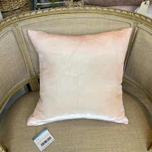 Ombre Blush Velvet Pillow by Kevin O'brien Studio